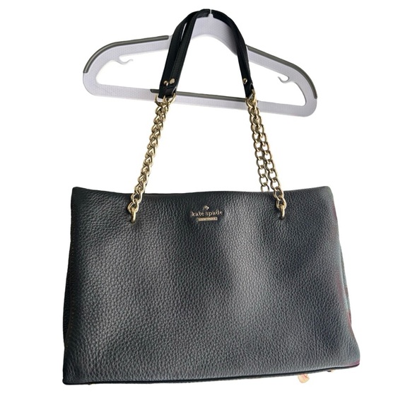 Kate Spade 'Emerson Place Smooth Phoebe' Pebbled Leather w/shimmer, Like new - Picture 4 of 16
